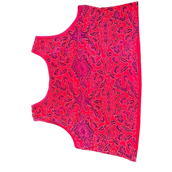 Crossing Points crop top paisley pattern y2k - Picture 3 of 4